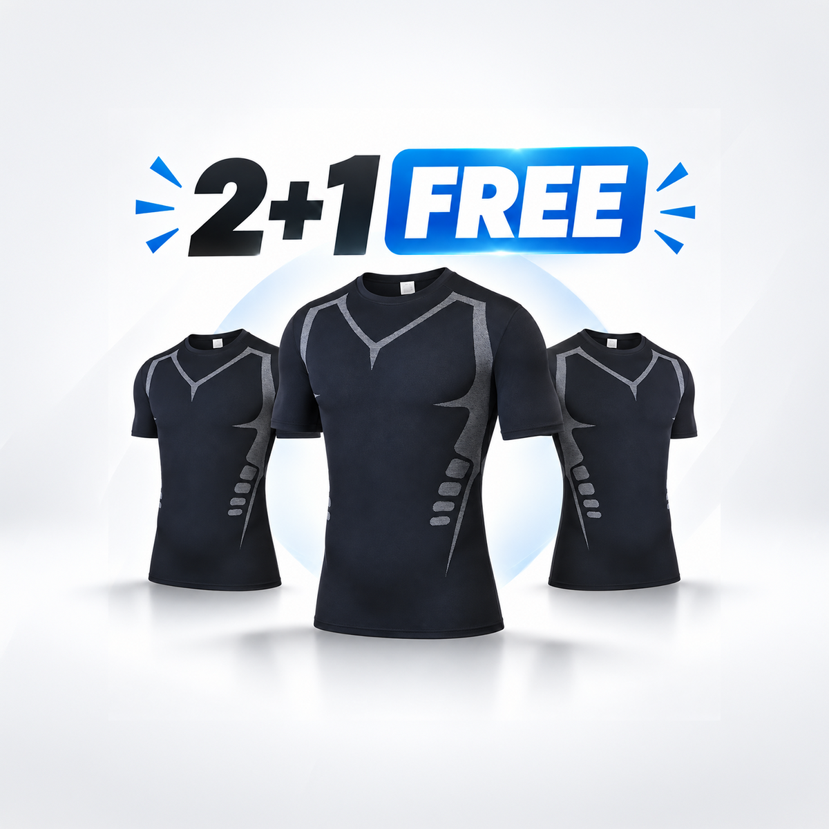 BODY SHAPING T-SHIRT | 2+1 FREE | A Slimmer Look Starts Here. Shape Your Body.