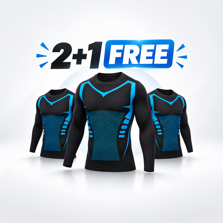 BODY SHAPING Long-sleeved T-shirt | 2+1 FREE | A Slimmer Look Starts Here. Shape Your Body.