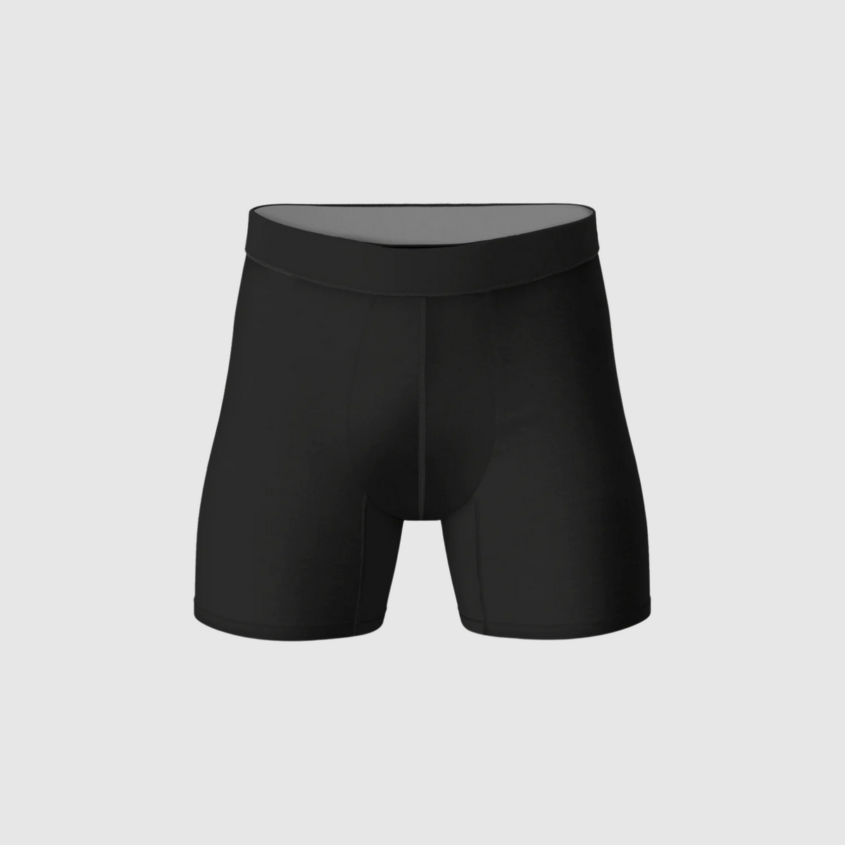Black Anti-Chafe Bamboo Boxer Briefs 3-Pack