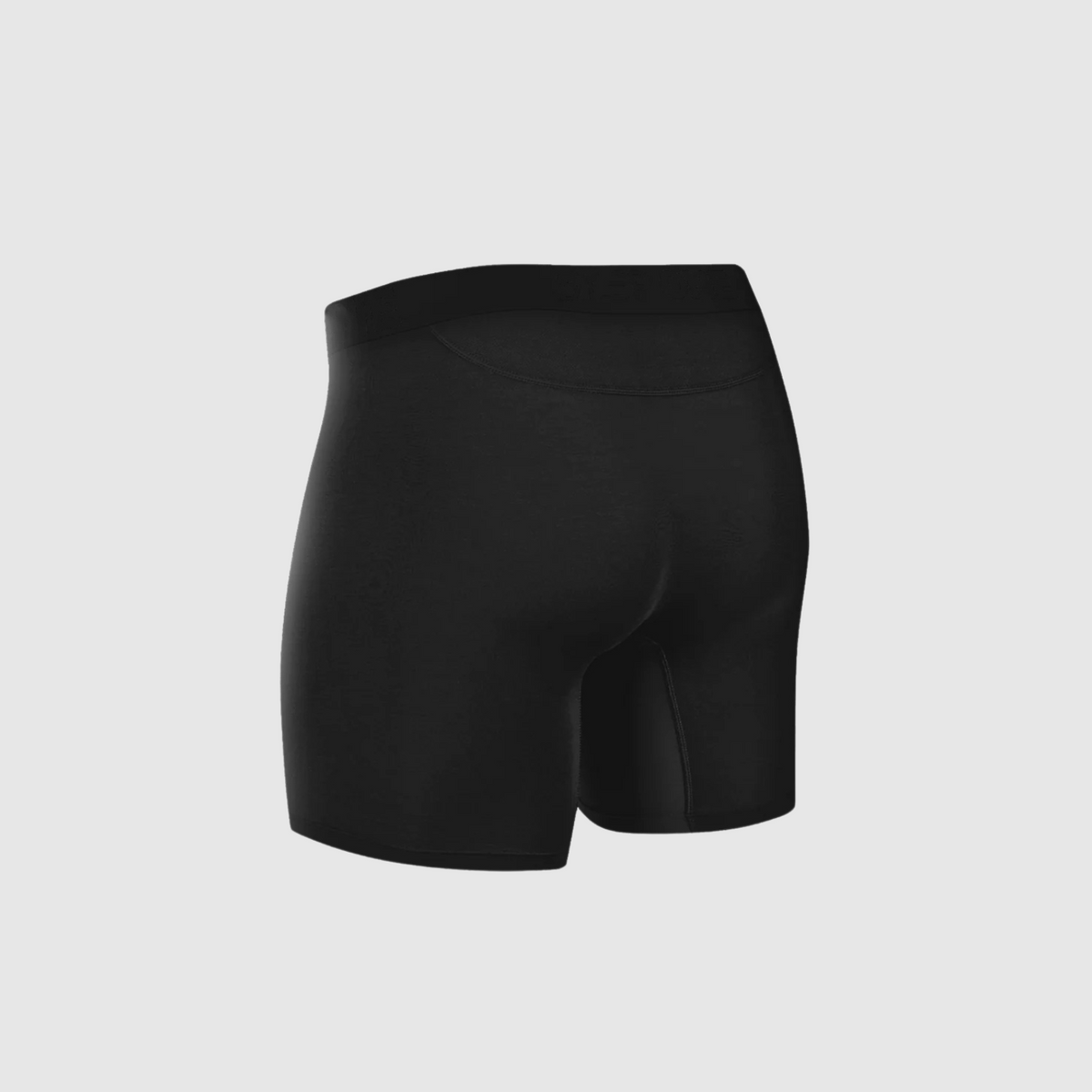 Black Anti-Chafe Bamboo Boxer Briefs 3-Pack