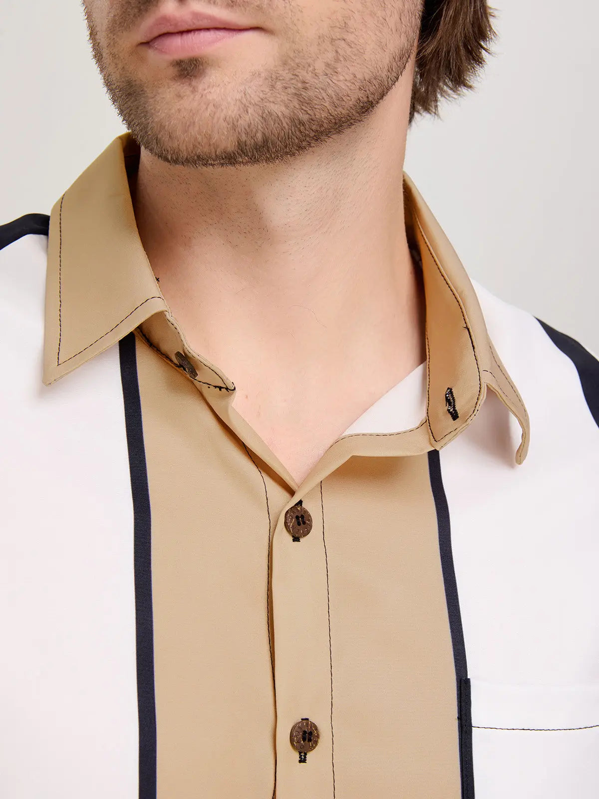 Men's Classic Bowling Short Sleeve Shirt