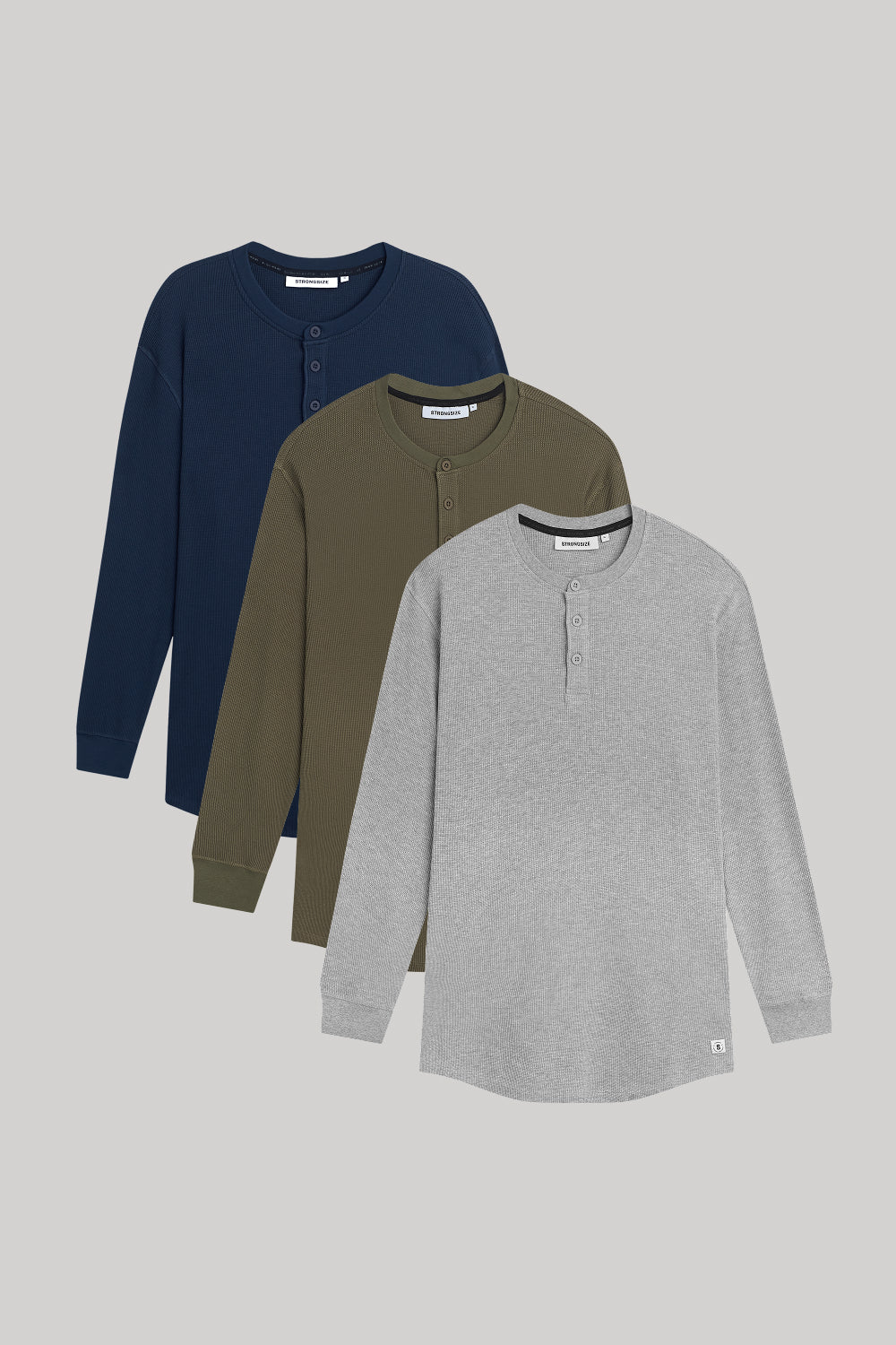 WaffleFlex Thermal Henley – 3-Pack