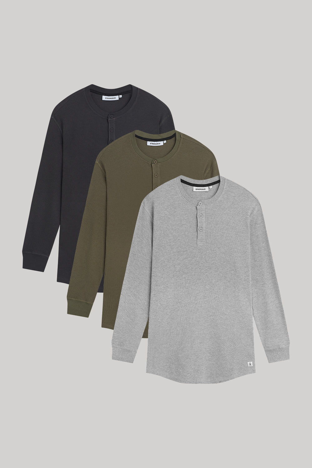 WaffleFlex Thermal Henley – 3-Pack
