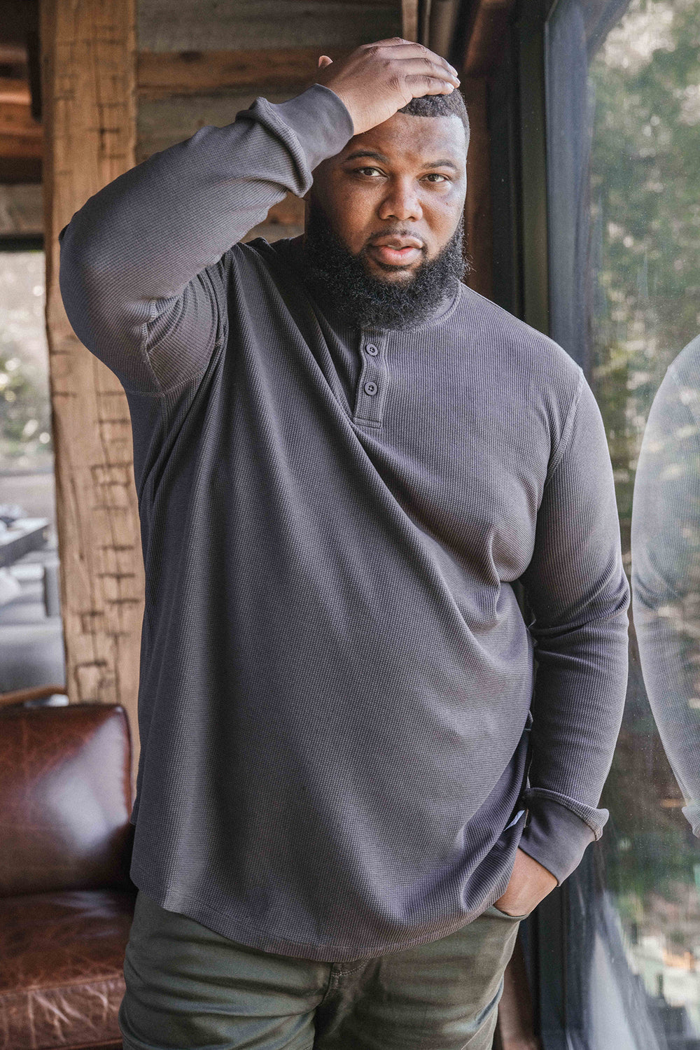 WaffleFlex Thermal Henley – 3-Pack