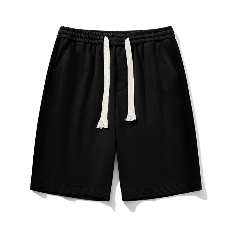 Men's Plus Size Loose Fit Workout Shorts with Drawstring Elastic Waist