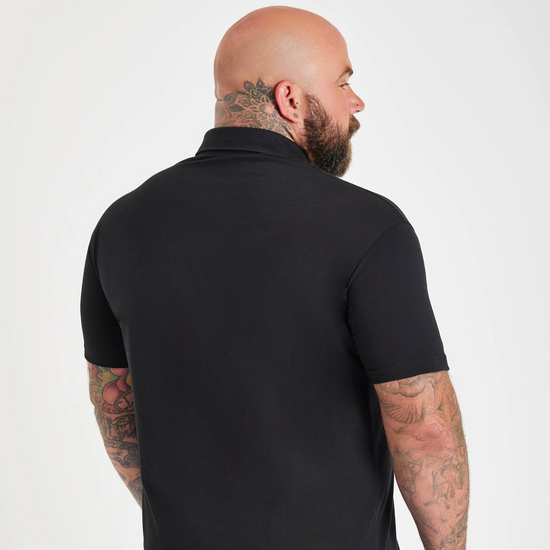 Tall Black Polo