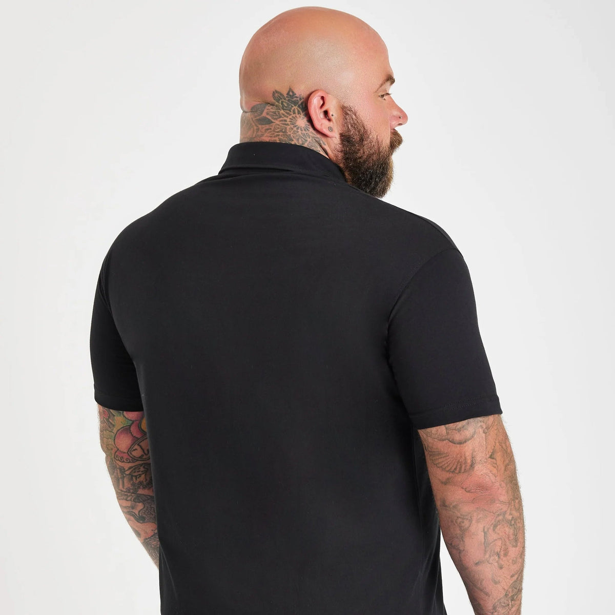 Tall Black Polo