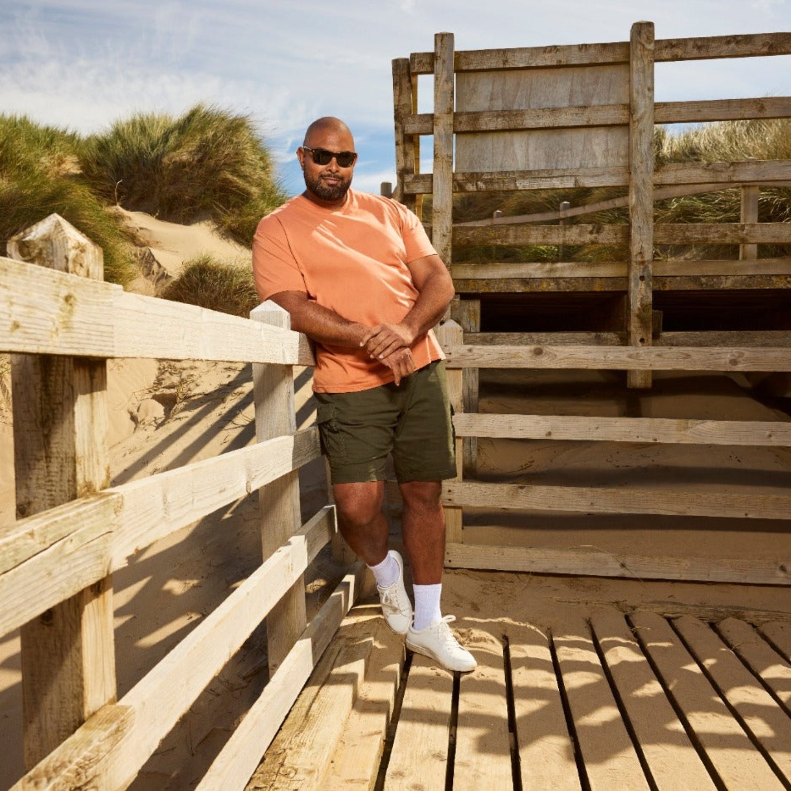Tall Sunburn Crew Neck T-Shirt