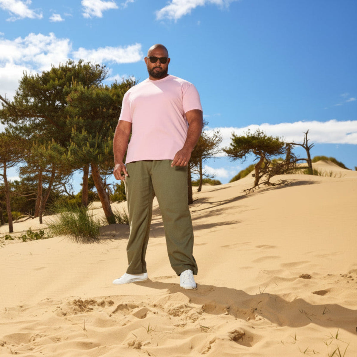 Tall Dusty Rose Crew Neck T-Shirt