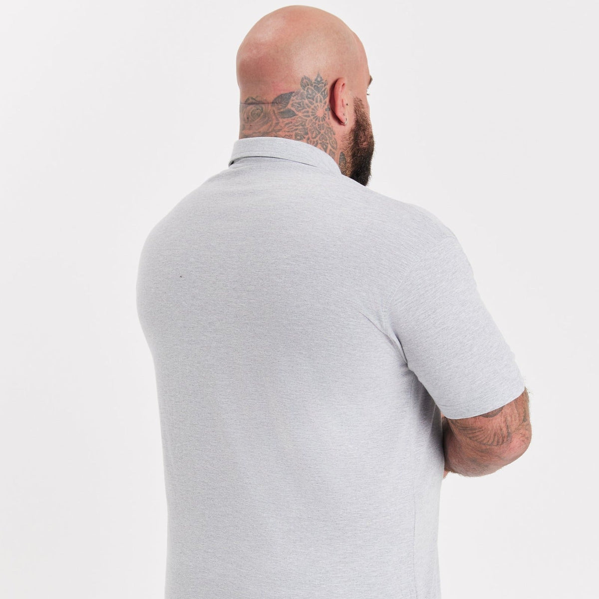 Tall Heather Grey Polo