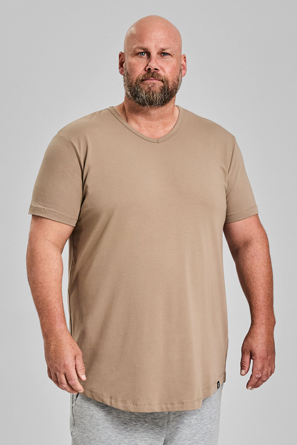 Everyday Stretch V-Neck T-Shirt – Longer Length