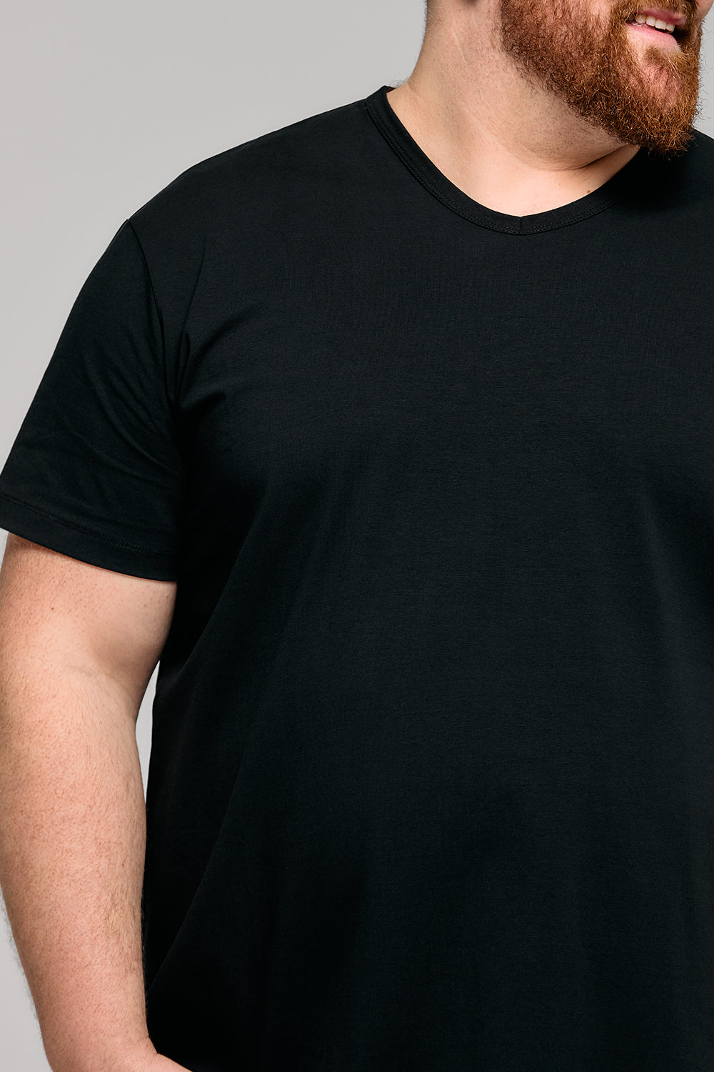 Everyday Stretch V-Neck T-Shirt – Longer Length