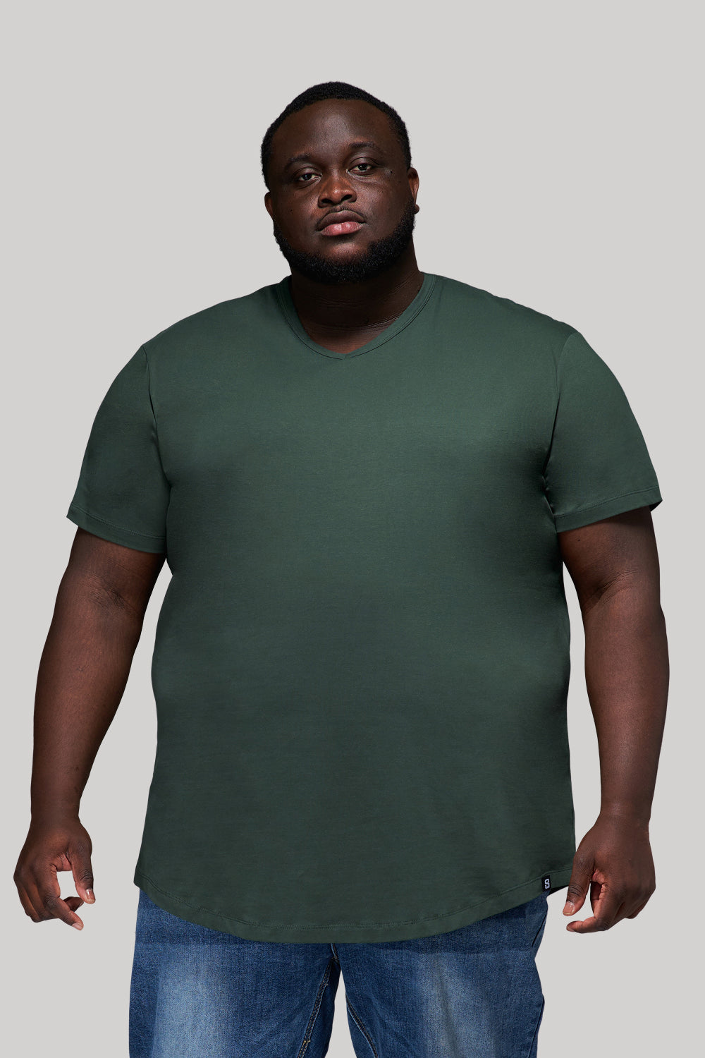 Everyday Stretch V-Neck T-Shirt – Longer Length