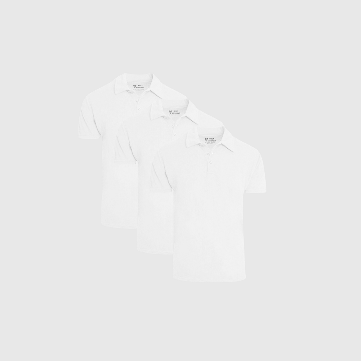 Tall Polo White 3-Pack