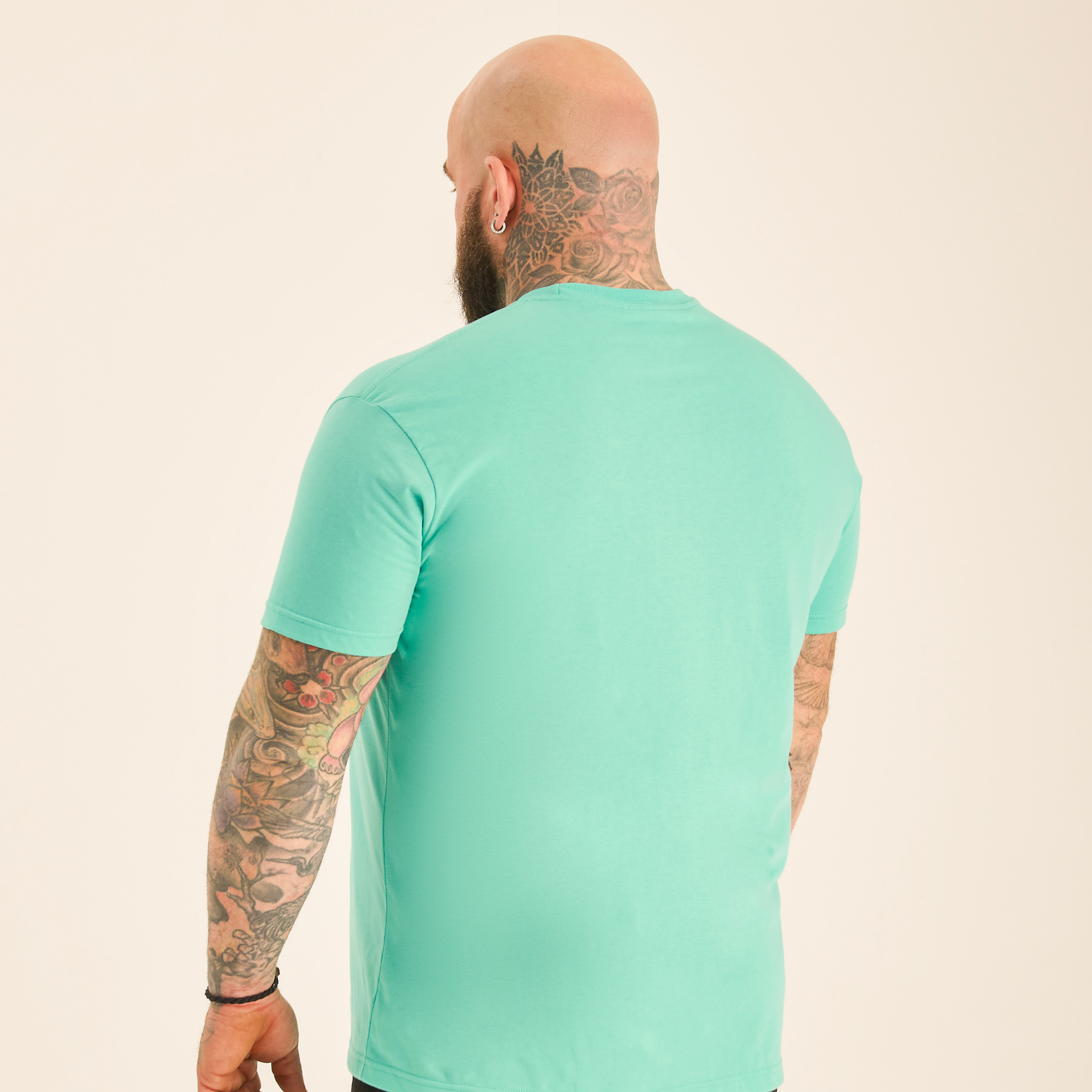 Tall Aqua Crew Neck