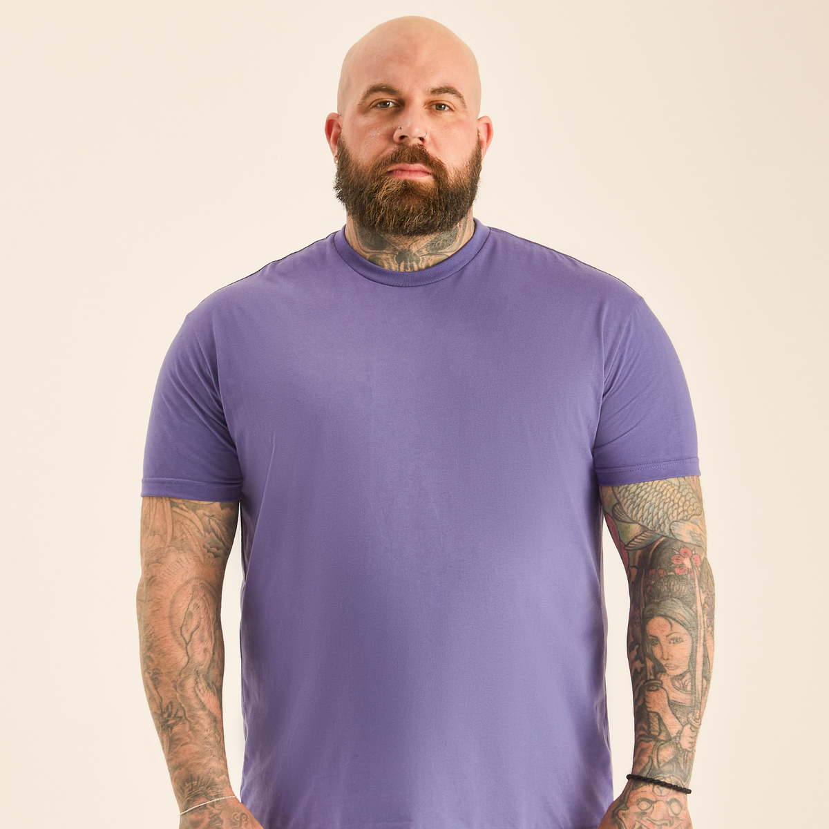 Tall Purple Crew Neck