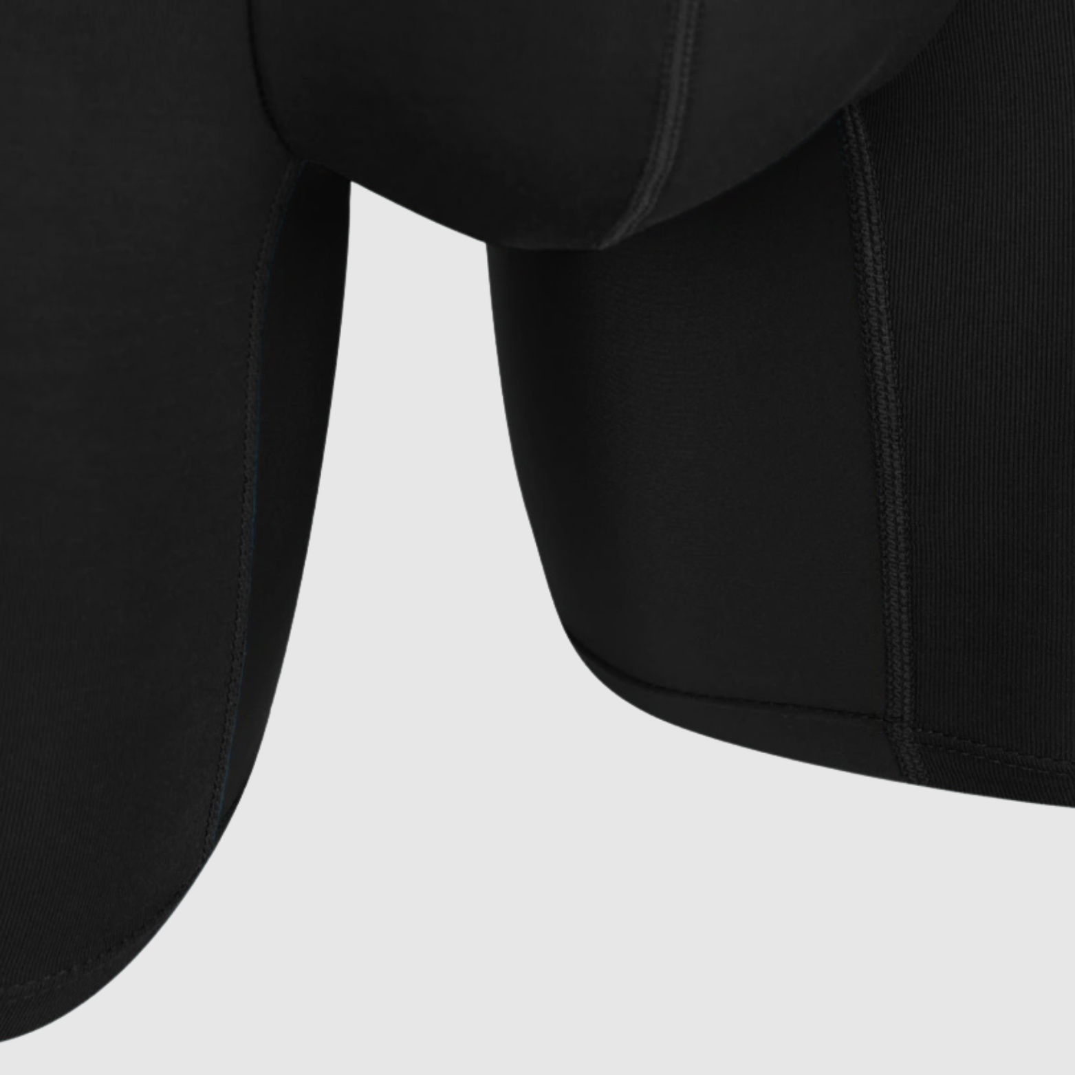 Black Anti-Chafe Bamboo Boxer Briefs 3-Pack