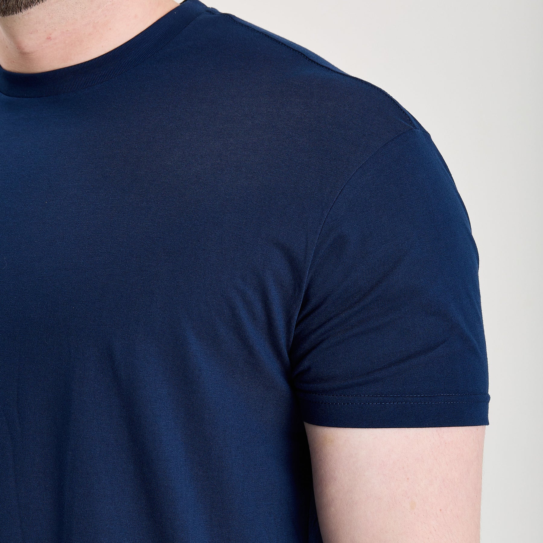 Tall Deep Blue Crew Neck