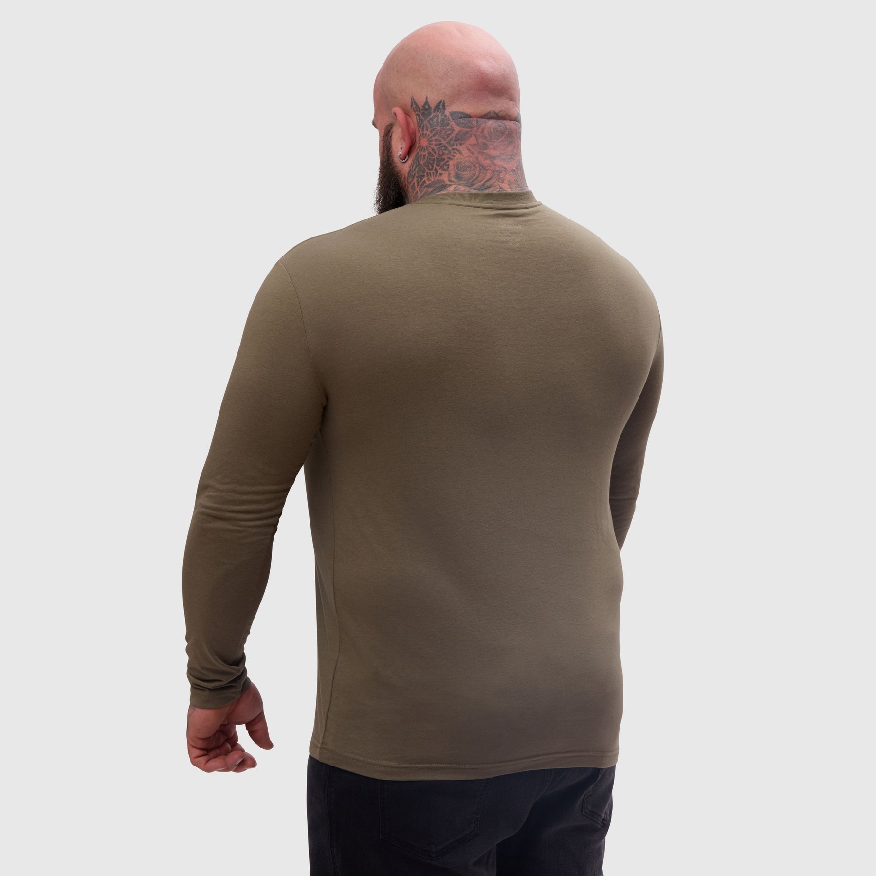 Tall Khaki Long Sleeve