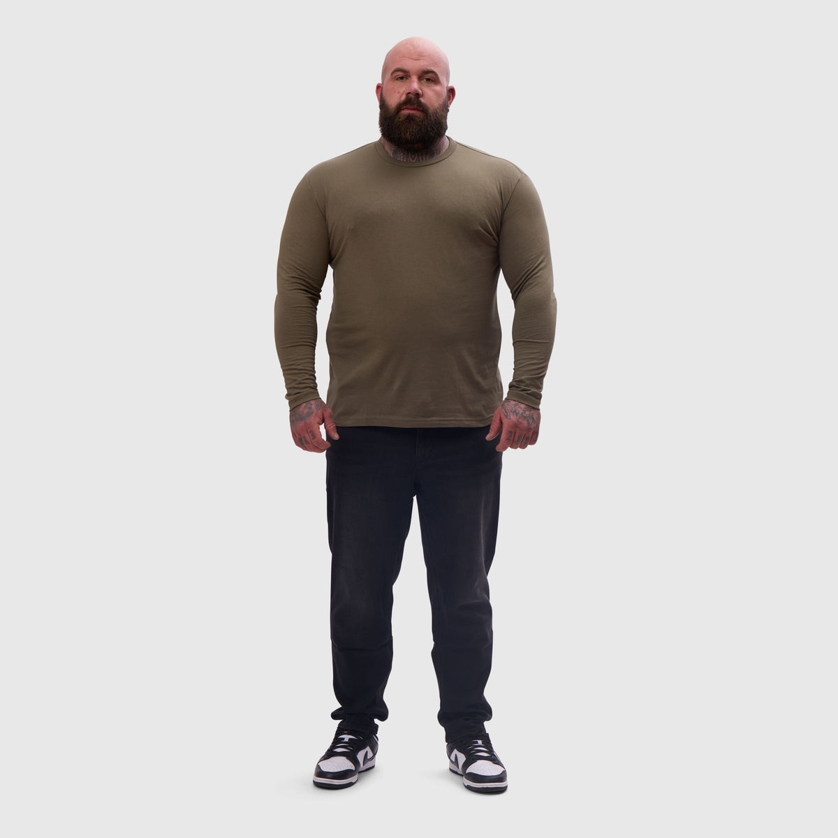 Tall Khaki Long Sleeve