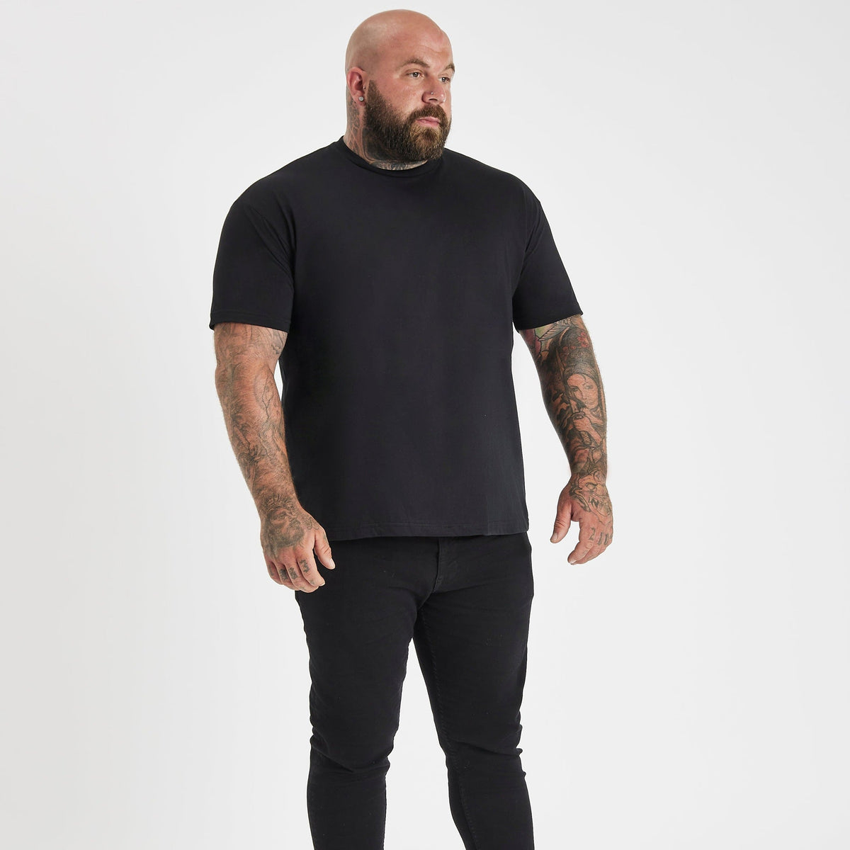 Black Crew Neck