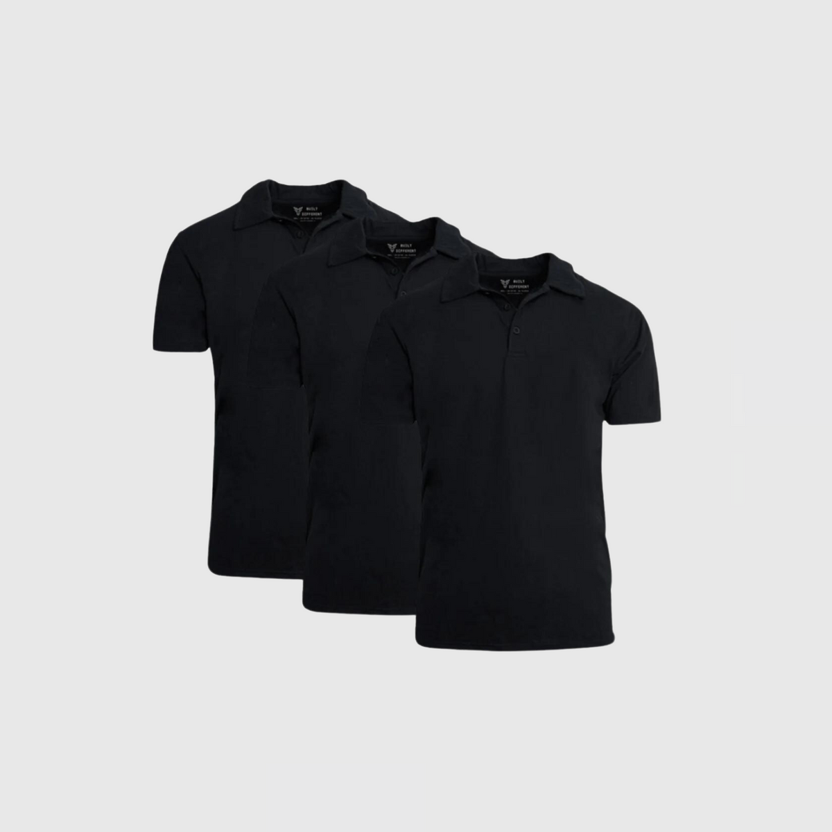Tall Polo Black 3-Pack