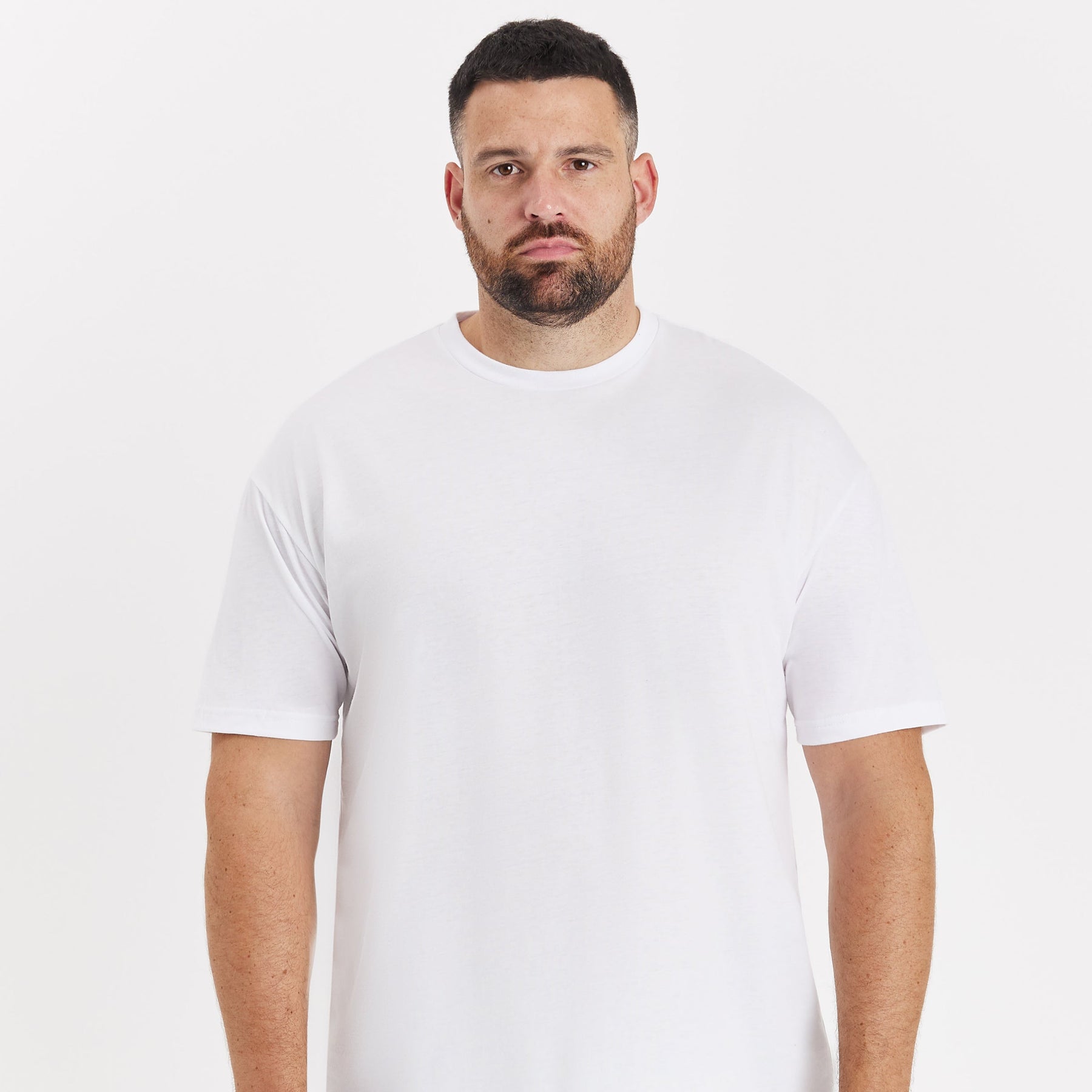 Tall White Crew Neck