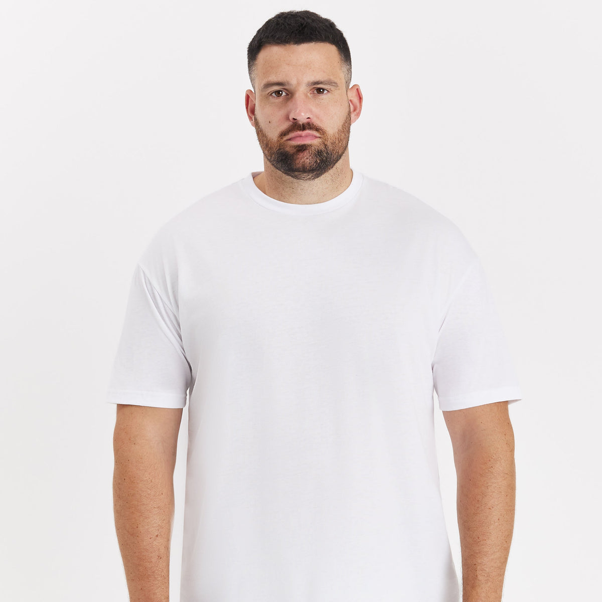 Tall White Crew Neck