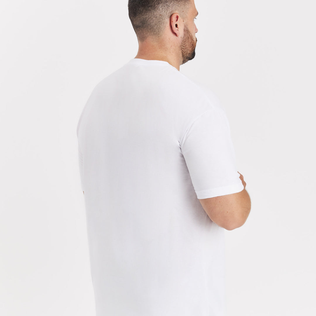 Tall White Crew Neck