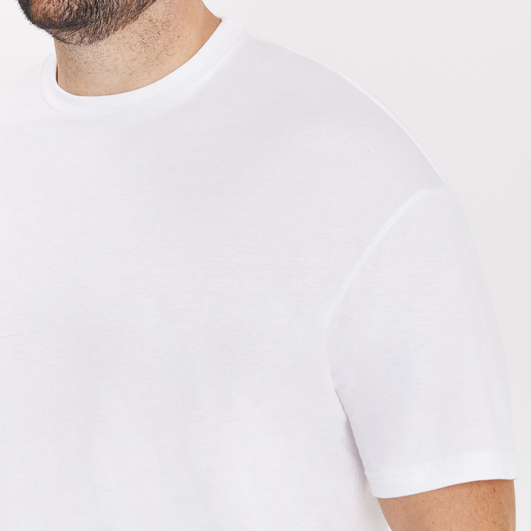 Tall White Crew Neck
