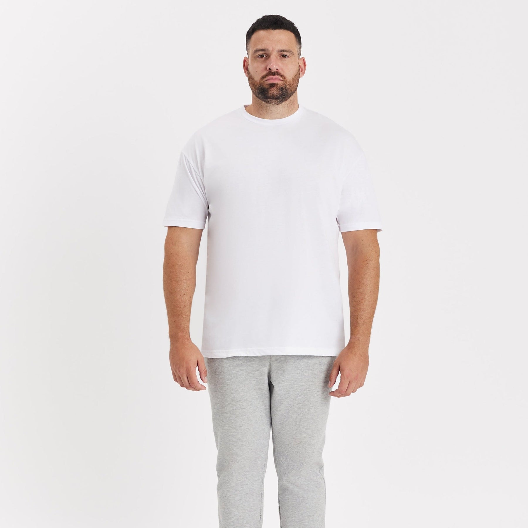Tall White Crew Neck