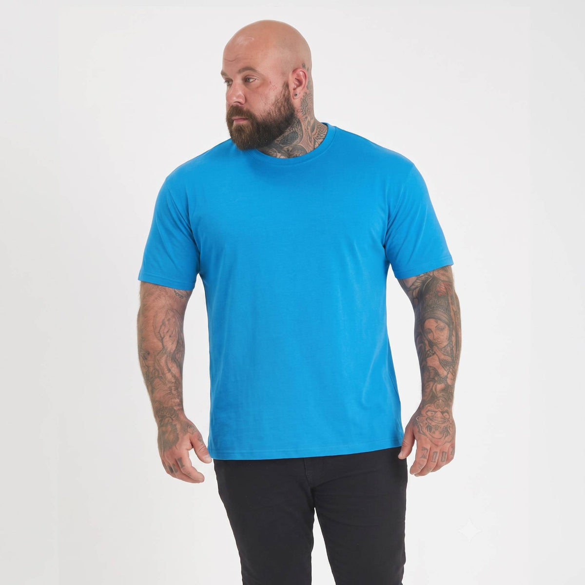 Tall Ibiza Blue Crew Neck