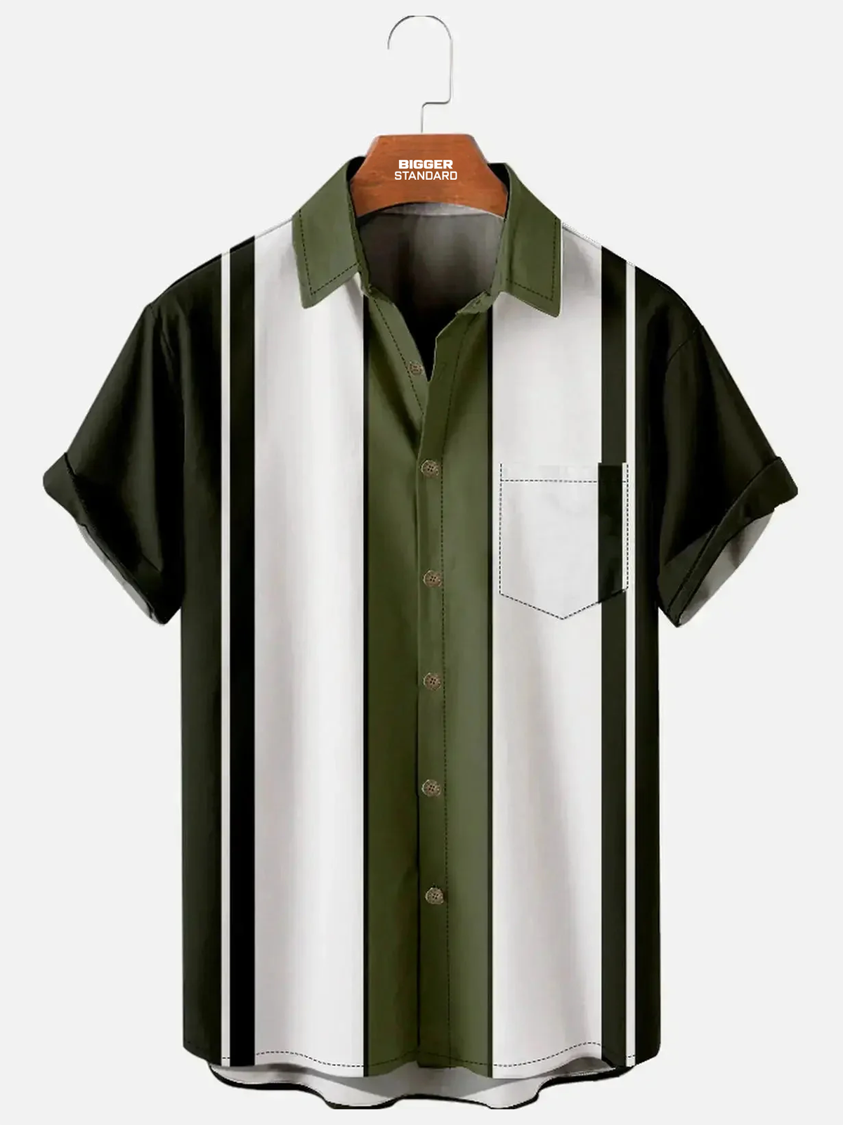 Men's Classic Bowling Short Sleeve Shirt